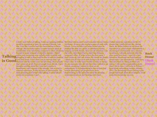 journal/talkingisgood screenshot
