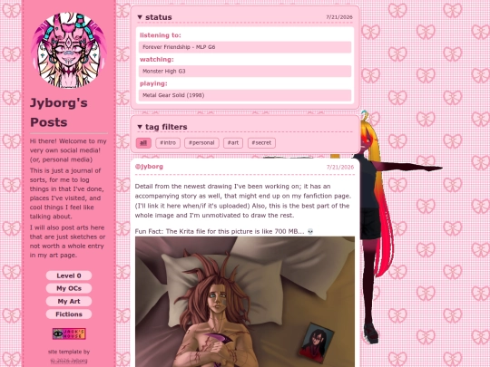 posts screenshot