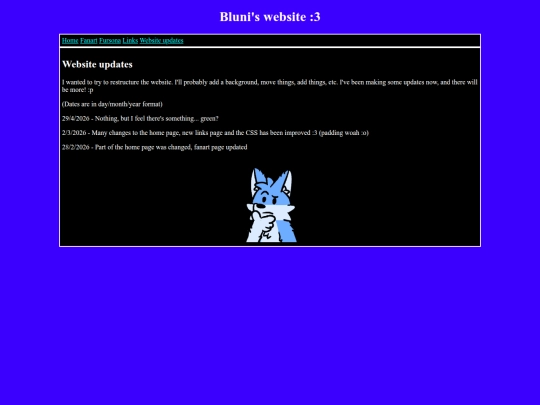 website_updates screenshot