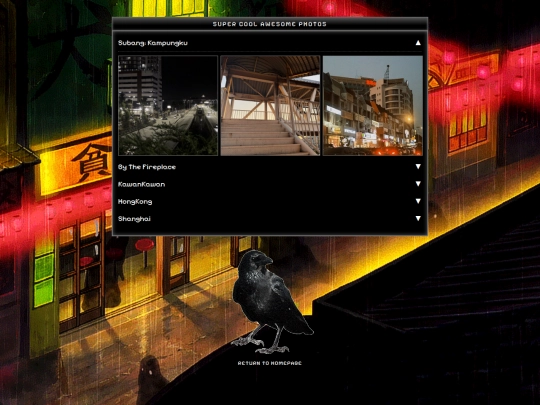 Photoblog screenshot
