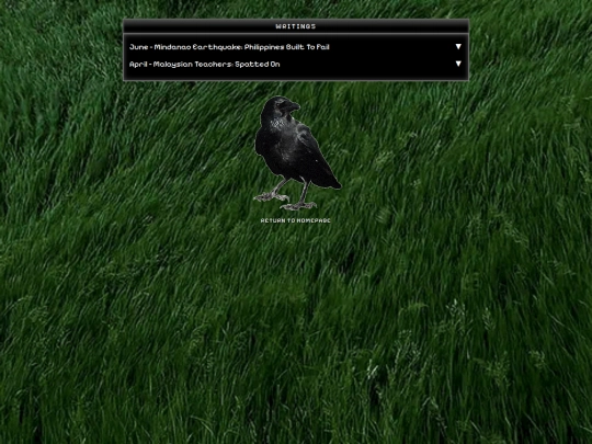 Writings screenshot