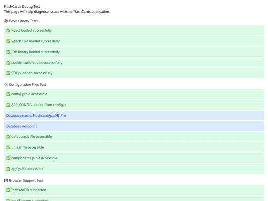 Flashcards Creator /debug-test screenshot