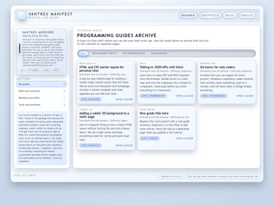 index screenshot