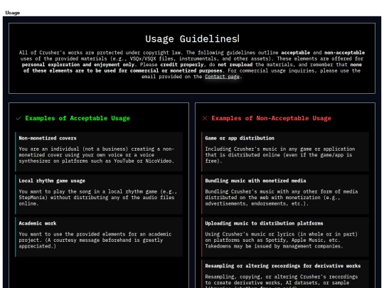 usage screenshot