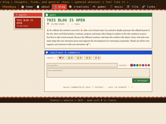 blog screenshot