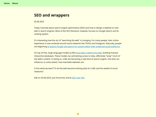 posts/wrappers screenshot