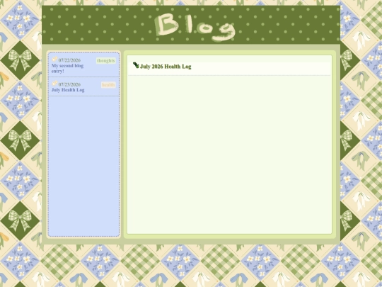 blog screenshot