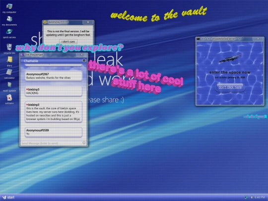 vault screenshot