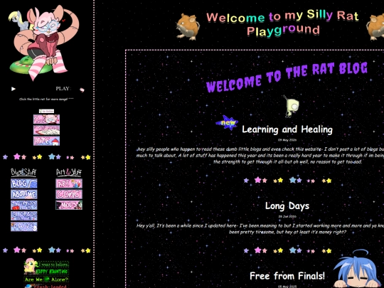blog screenshot
