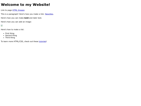 index screenshot