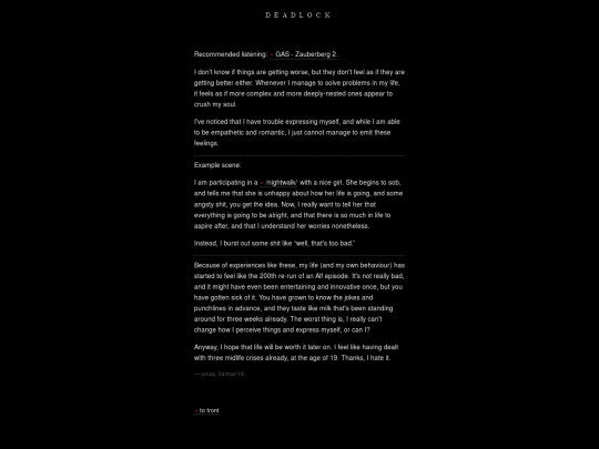 gush/19/03/deadlock screenshot