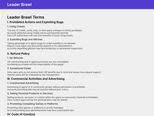 server-rules screenshot