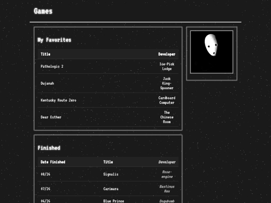 games screenshot