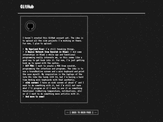 github screenshot