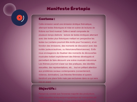 manifeste screenshot