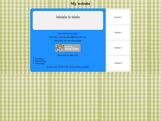 index screenshot