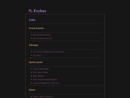 exit/gifts screenshot