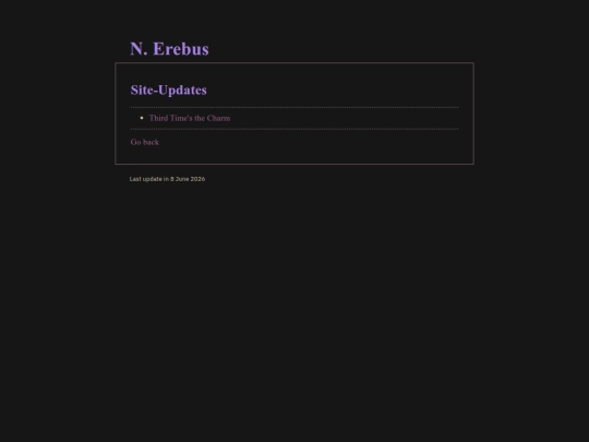 tags/site-updates screenshot