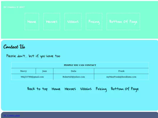 contact screenshot