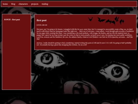 blog screenshot