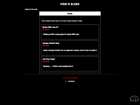blogs screenshot