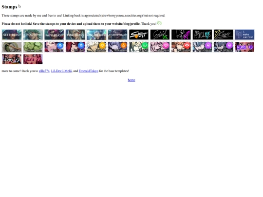 stamps screenshot