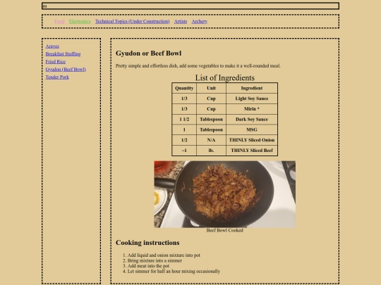 FoodRecipe_Gyudon/Gyudon screenshot