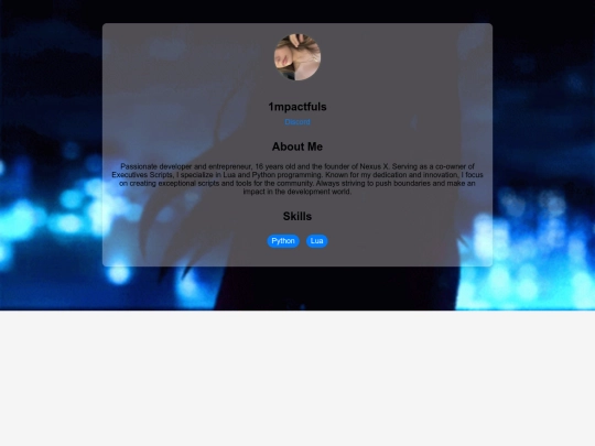 index screenshot