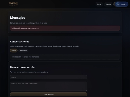 mensajes screenshot