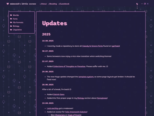 updates screenshot