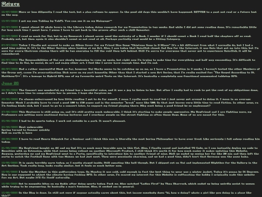 Blog screenshot