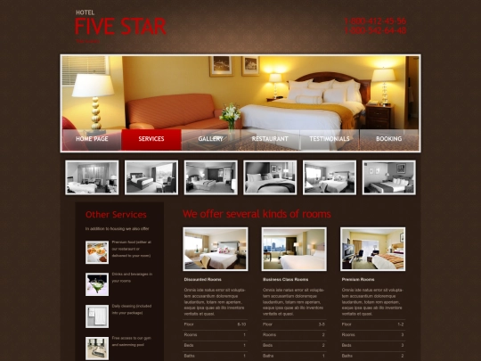services screenshot