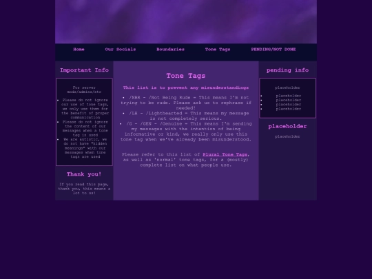 info/ttags screenshot