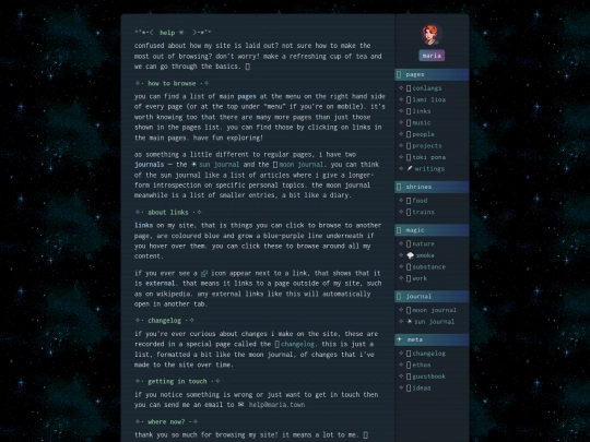 help screenshot