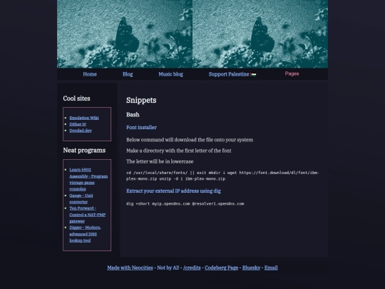 coding/code-snippets screenshot