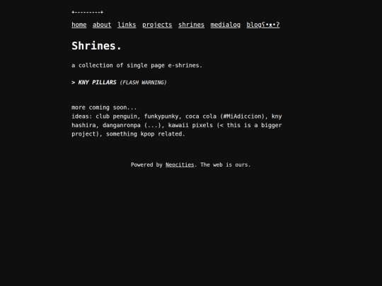 shrines screenshot