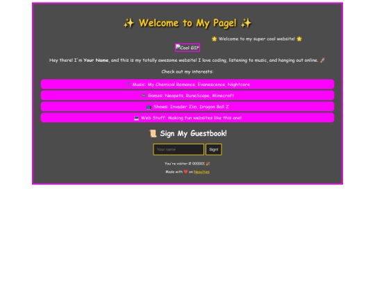 index screenshot