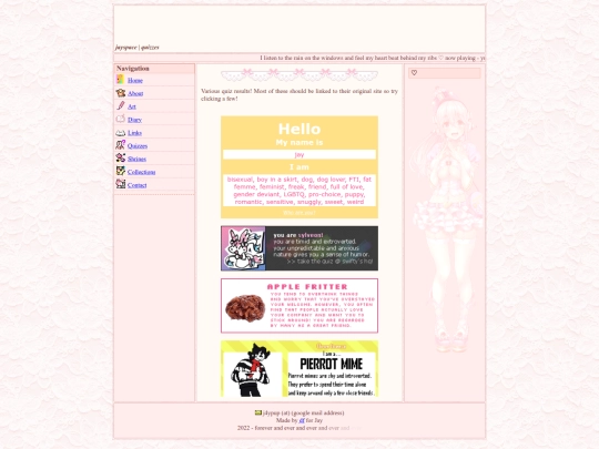 quizzes screenshot
