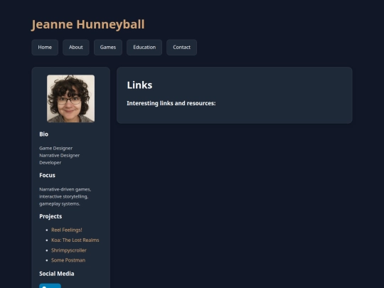 links screenshot
