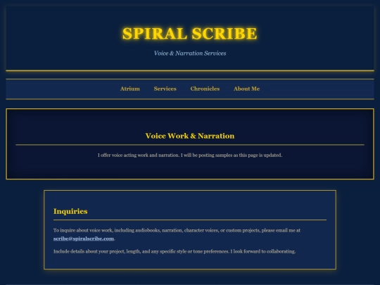 services screenshot