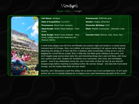 Dolls/Verdigris screenshot