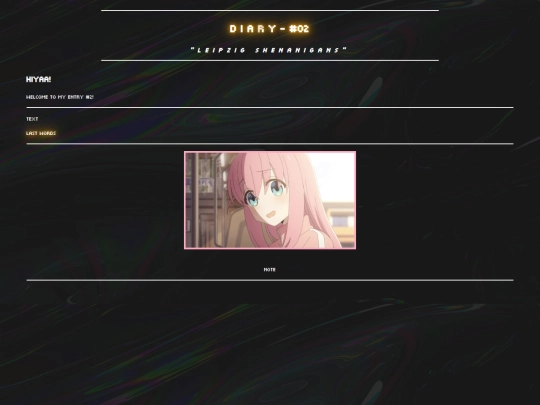 Diary/diary-02 screenshot