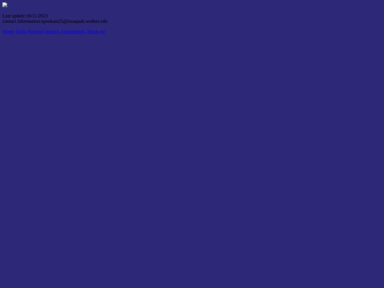 Personal interest screenshot