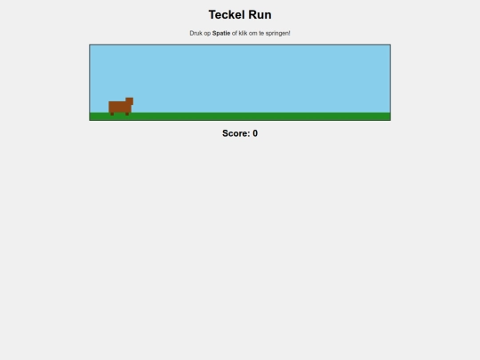 Kas zijn spellen/Teckelrun screenshot