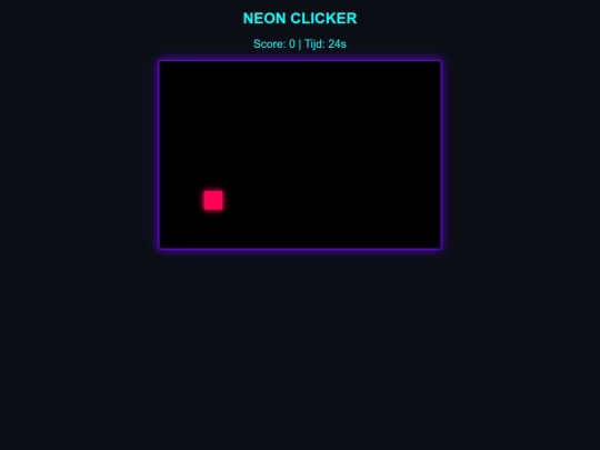 Neon clicker screenshot