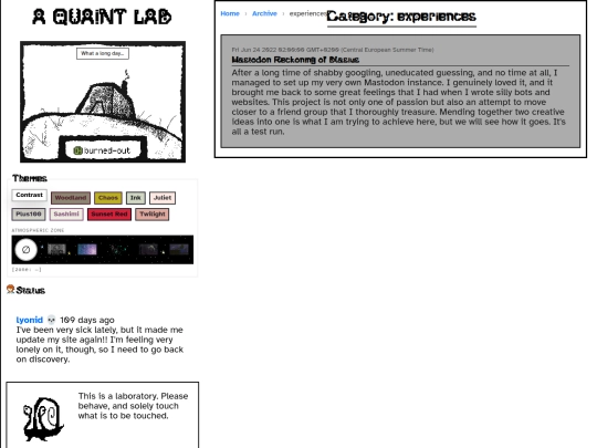 categories/experiences screenshot
