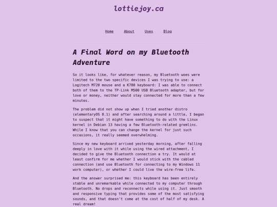a-final-word-on-my-bluetooth-adventure screenshot