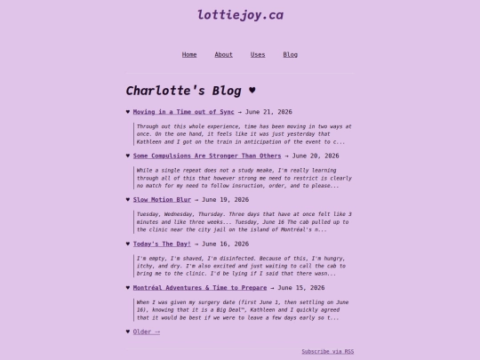 blog screenshot