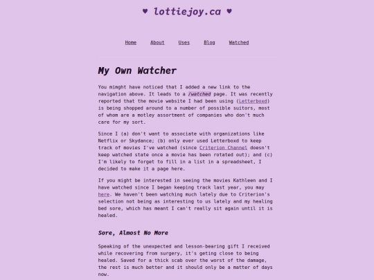 my-own-watcher screenshot