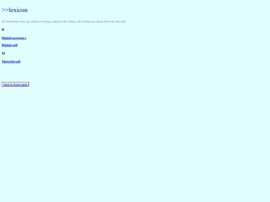 lexicon screenshot